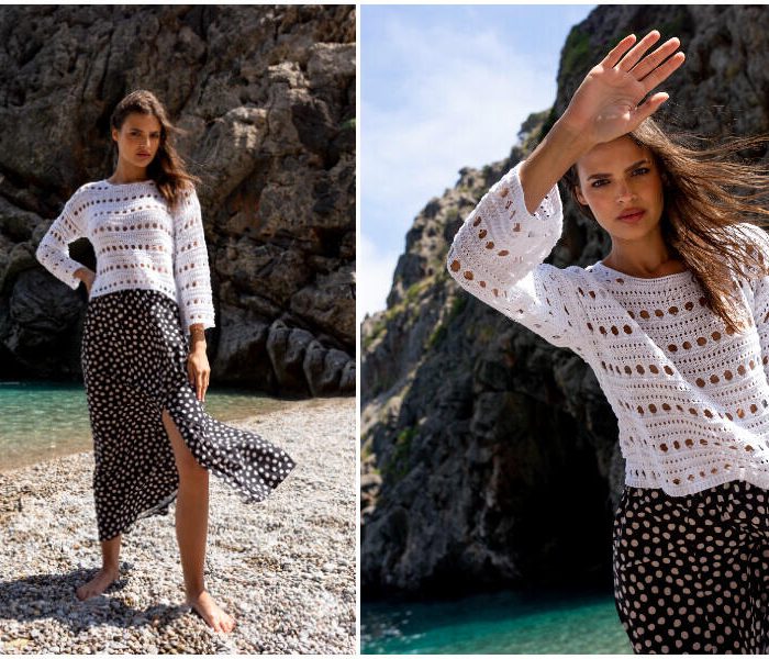 A collection of openwork sweaters for summer — prepare your boutique for the holiday