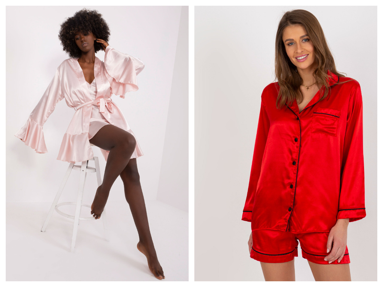 Women’s satin pajamas – check out interesting models online
