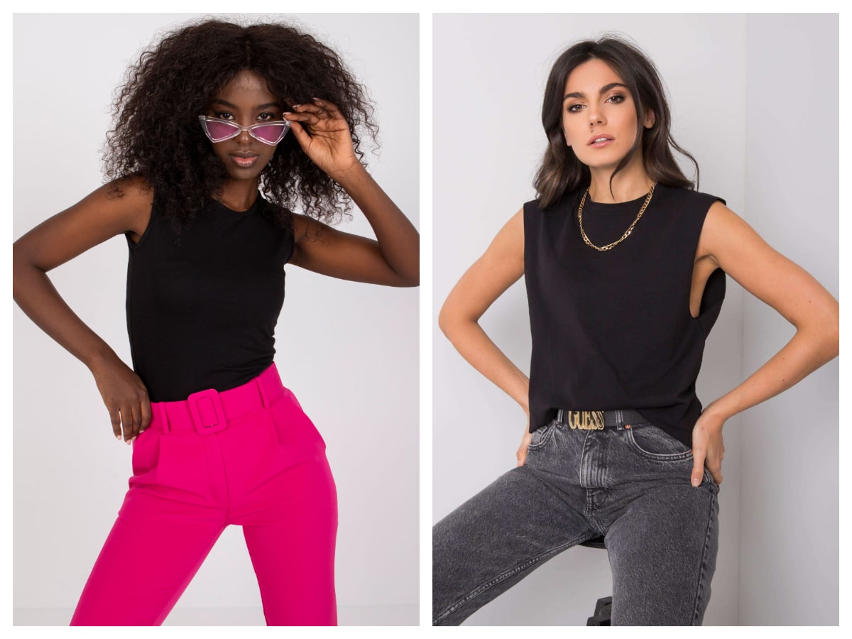 Black basic top – discover modern trends