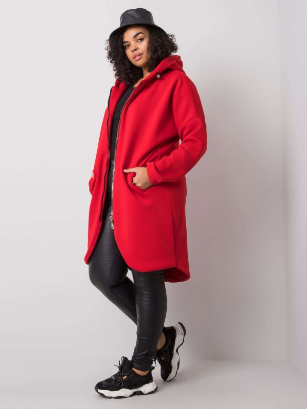 Wholesale Nellie's Red Plus Size Hoodie