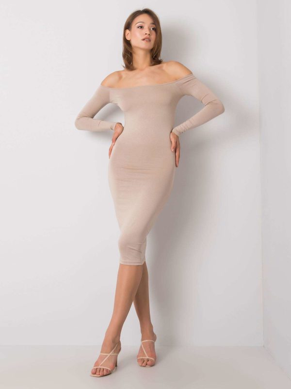 Wholesale Beige dress Margaux RUE PARIS