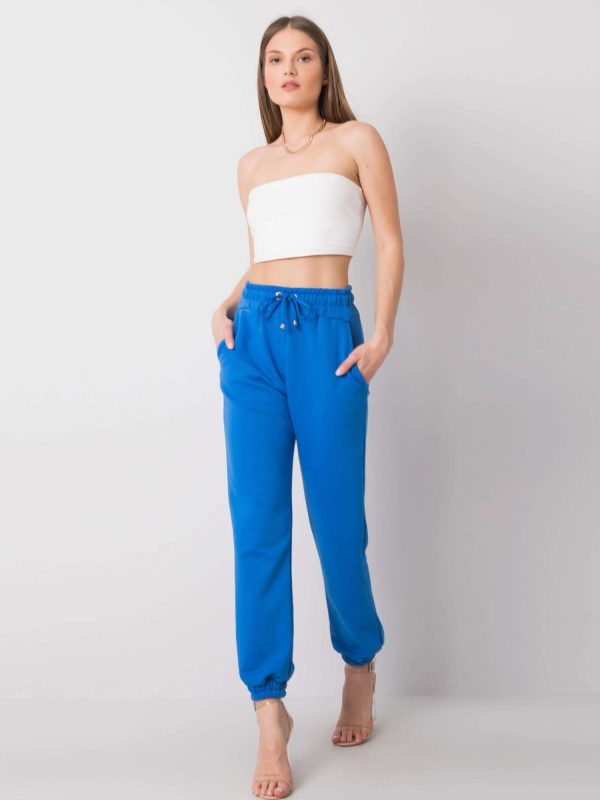 Wholesale Dark blue pants Agueda RUE PARIS