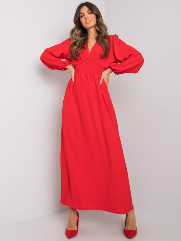 Wholesale Red maxi dress Cortinada RUE PARIS