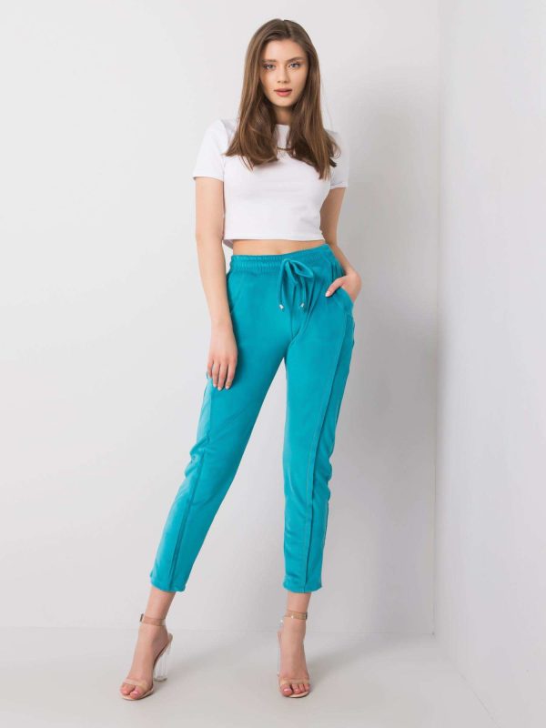 Wholesale Marine velour pants Juanita RUE PARIS