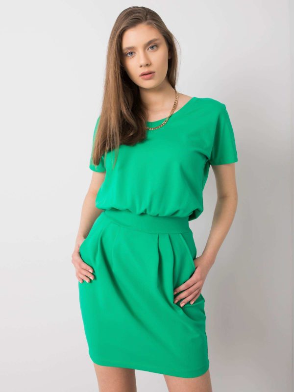 Wholesale Aimee RUE PARIS Green Casual Dress