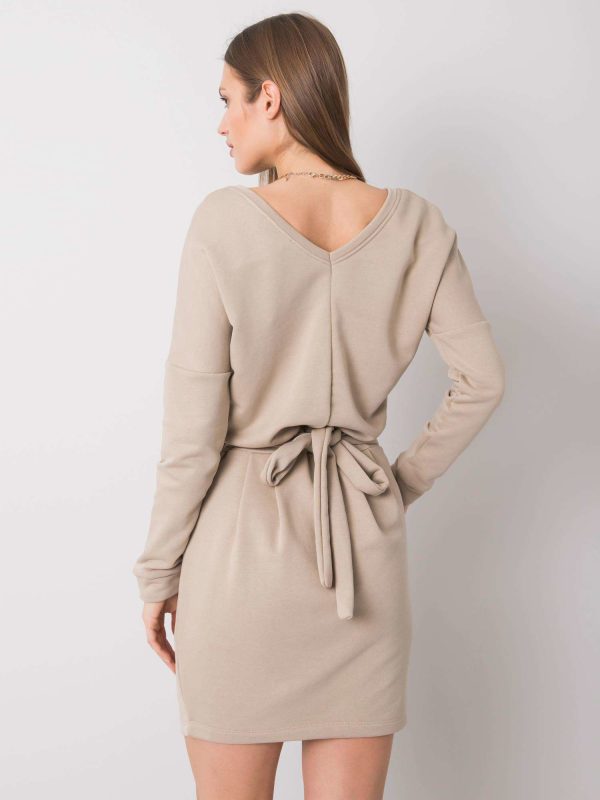 Wholesale Beige dress Kloe RUE PARIS