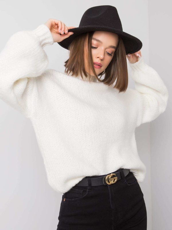 Wholesale White Ariana sweater