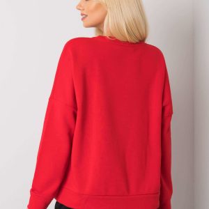 Wholesale Frose RUE PARIS red frill sweatshirt