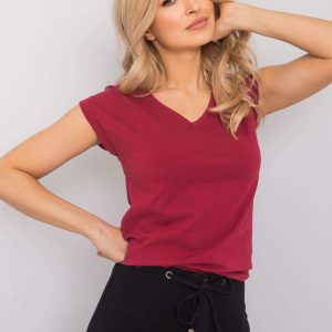 Wholesale Burgundy T-shirt Elisabetta