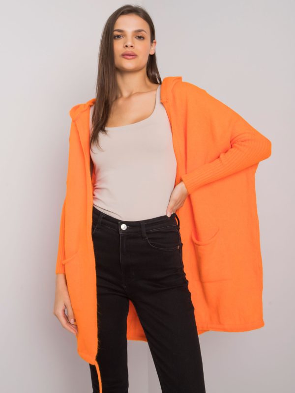 Wholesale Orange cardigan Patty RUE PARIS