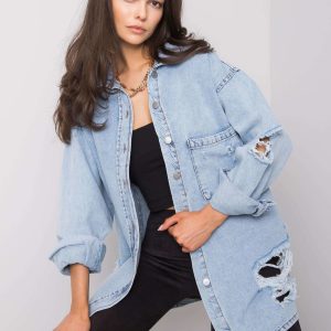 Wholesale Light blue jeans shirt Dorres RUE PARIS