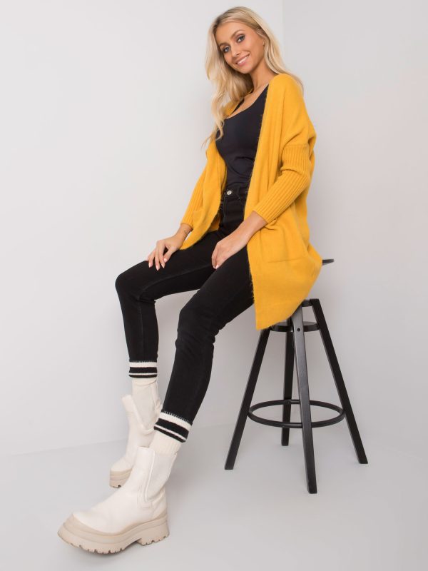 Wholesale Yellow jumper with pockets Barreiro RUE PARIS