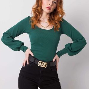 Wholesale Dark Green Casual Blouse Elsie RUE PARIS