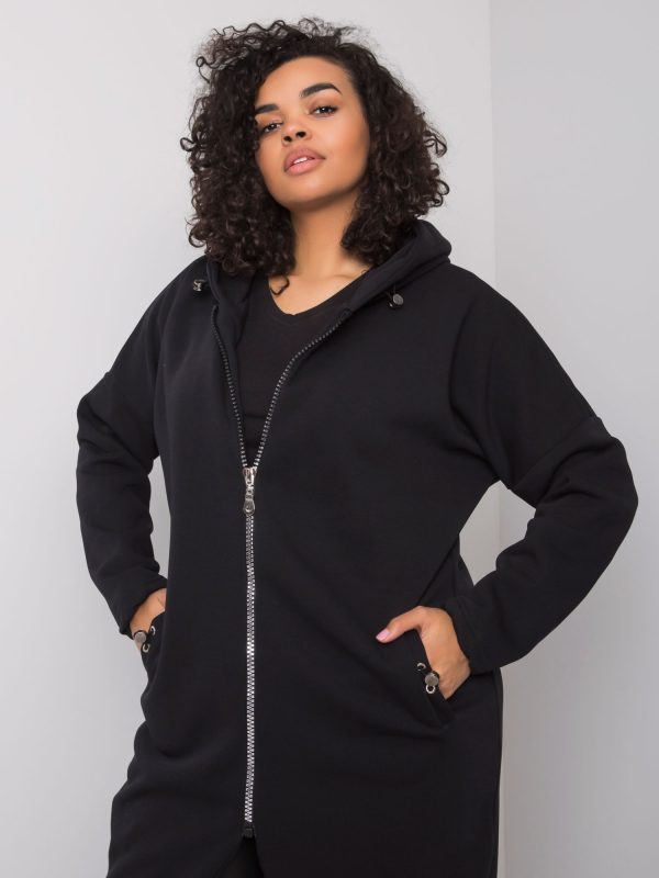 Wholesale Nellie's Black Plus Size Hoodie