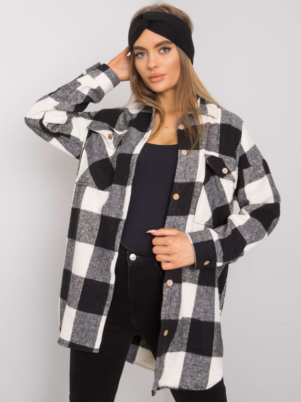 Wholesale White and black plaid shirt for women Greenville RUE PARIS