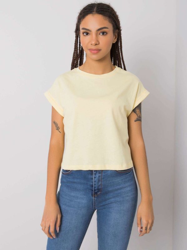 Wholesale Yellow t-shirt Eva RUE PARIS