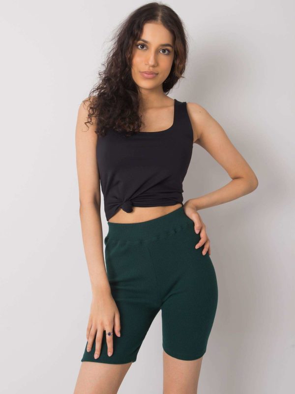 Wholesale Dark green shorts by Justine RUE PARIS