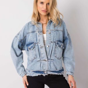 Wholesale Silvina Light Blue Denim Jacket