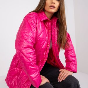 Wholesale Pink Transitional Quilted Jacket Callie RUE PARIS