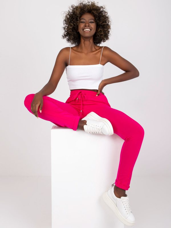 Wholesale Fuchsia basic pants Approachable