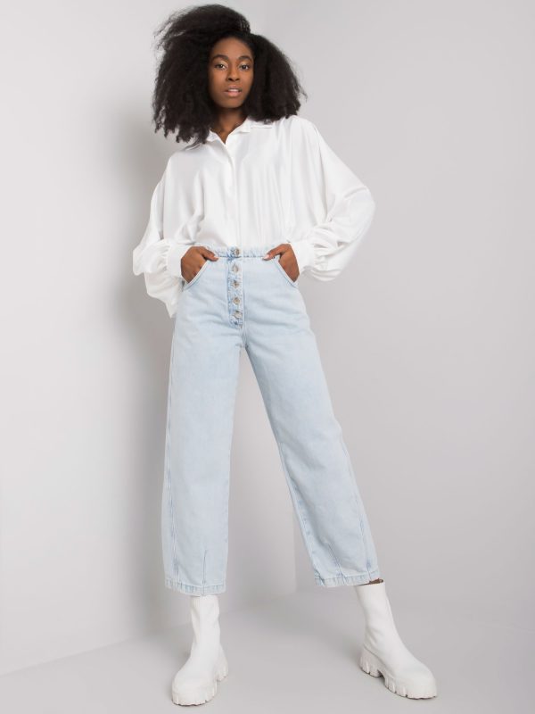 Wholesale Light blue women's jeans Nolita RUE PARIS