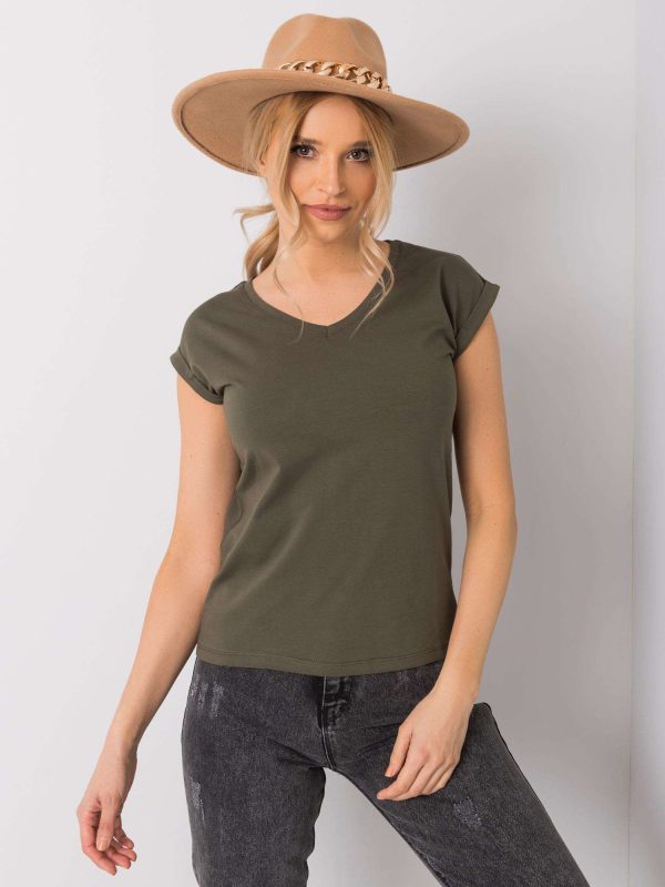 Wholesale Khaki T-shirt Elisabetta