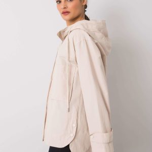 Wholesale Light beige transitional jacket Casillia RUE PARIS