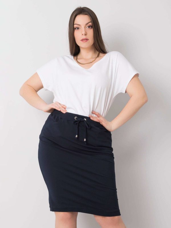 Wholesale Navy blue skirt plus size Thandie