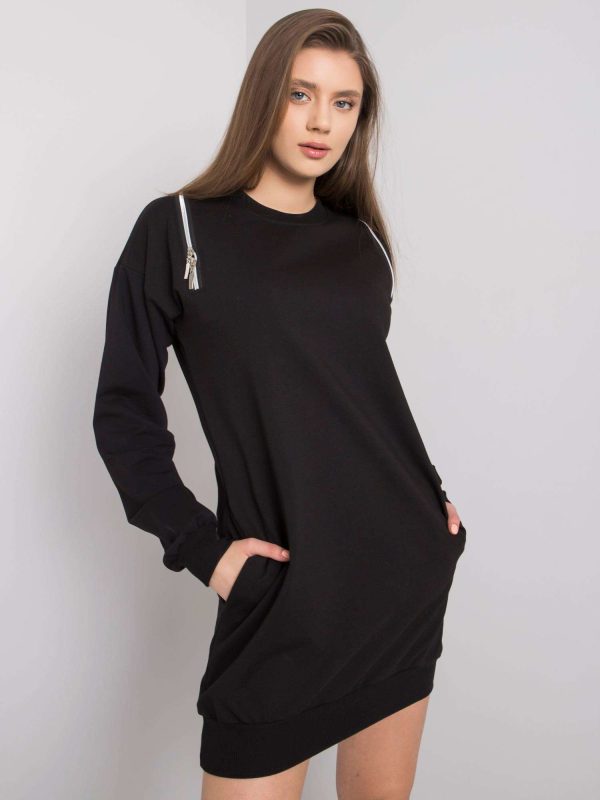 Wholesale Black Casual Dress Emina RUE PARIS