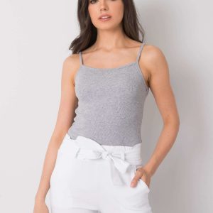 Wholesale Grey melange top Lizzie RUE PARIS