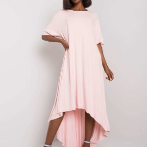 Wholesale Pale pink dress Casandra RUE PARIS