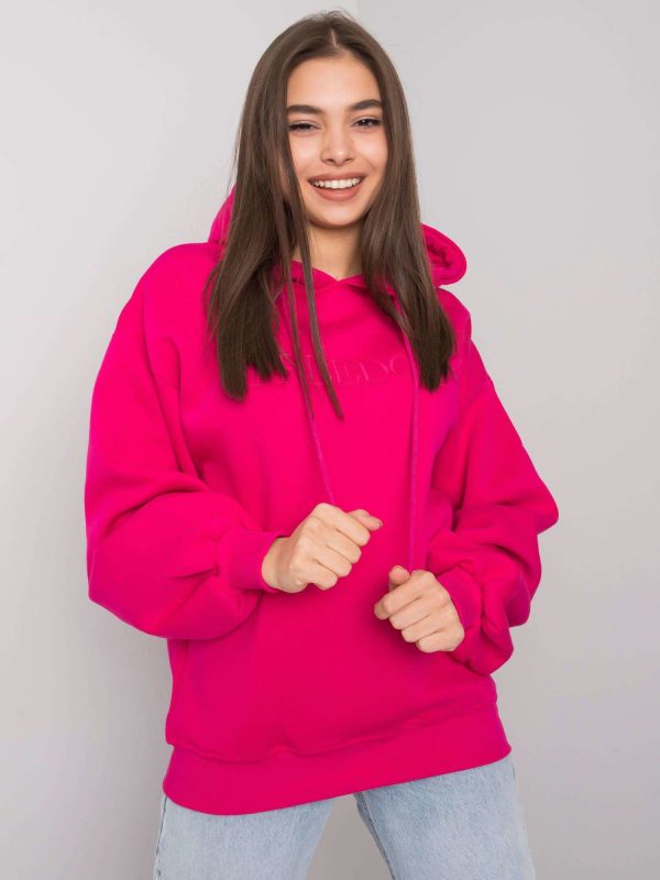 Wholesale Carris RUE PARIS Fuchsia Hoodie