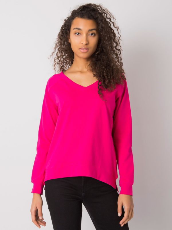 Wholesale Fuchsia long sleeve blouse Alexie RUE PARIS