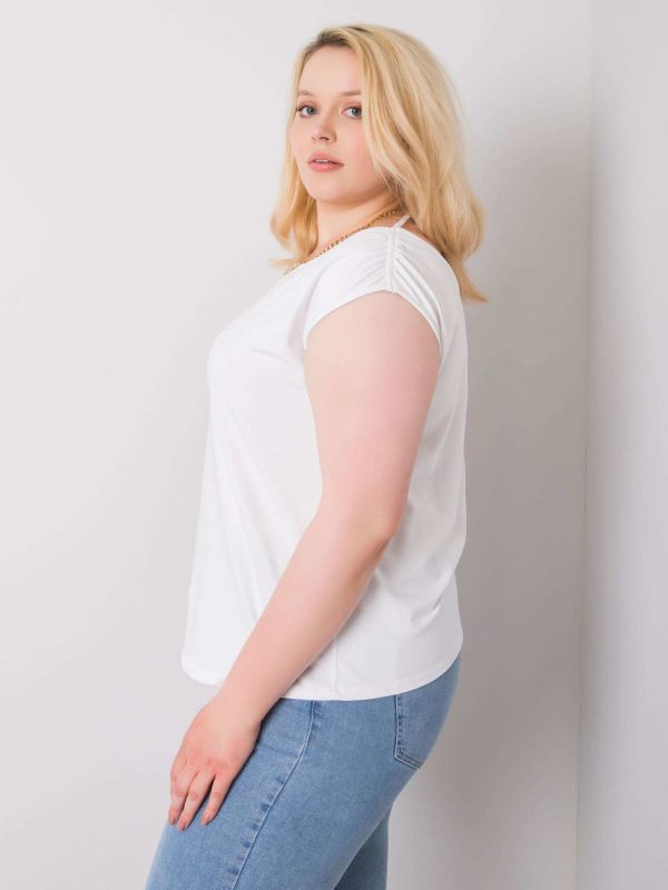 Wholesale White blouse plus size Penny