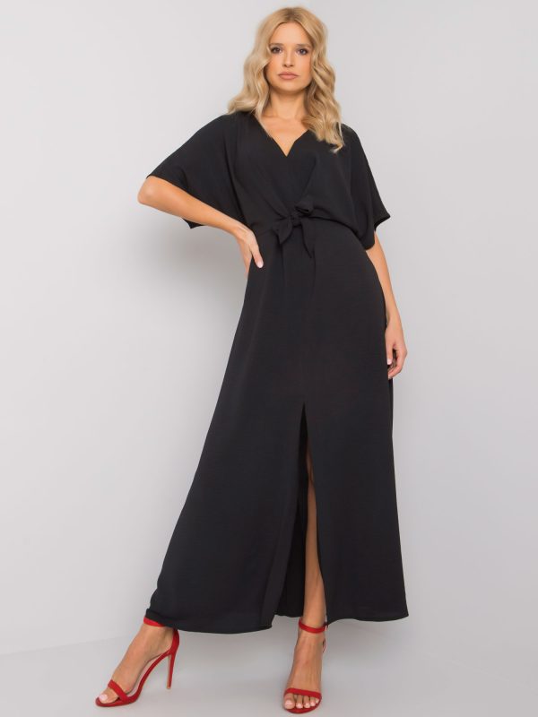 Wholesale Bethany RUE PARIS black slit dress