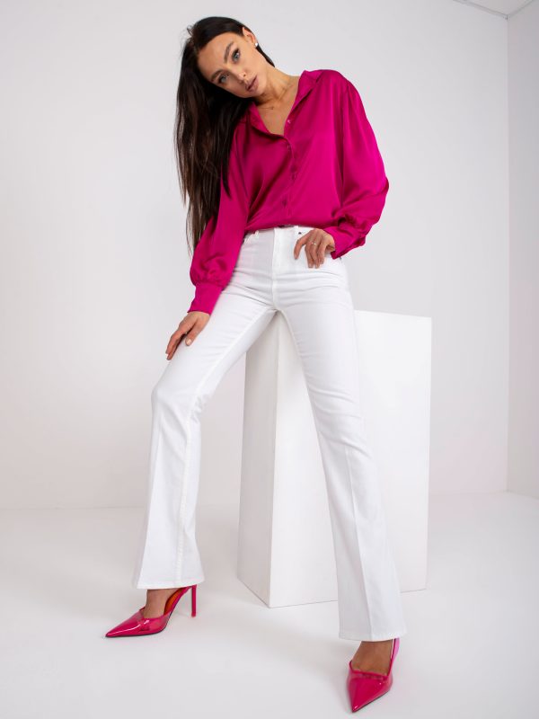 Wholesale White flared jeans Odile RUE PARIS