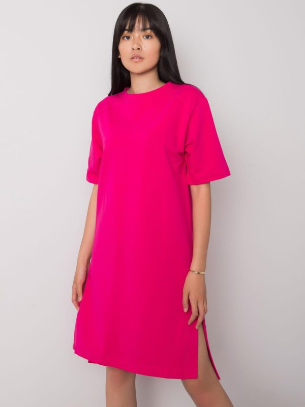 Wholesale Fuchsia casual dress Mistee RUE PARIS