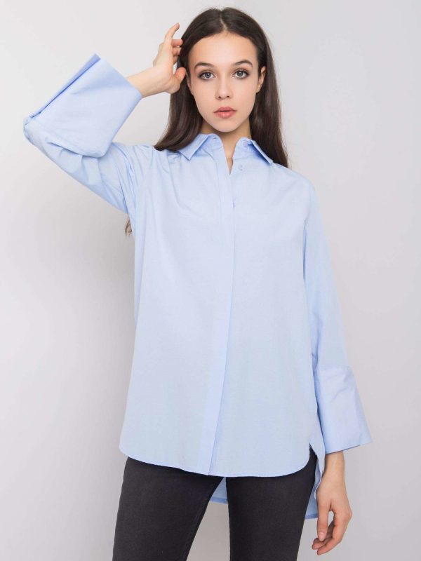 Wholesale Light blue shirt Jeanna RUE PARIS