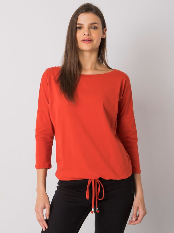 Wholesale Dark orange blouse Fiona