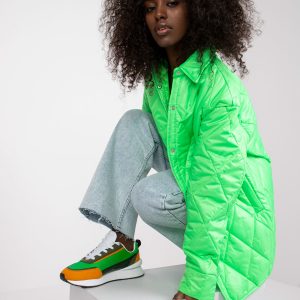 Wholesale Green quilted jacket for women Callie RUE PARIS