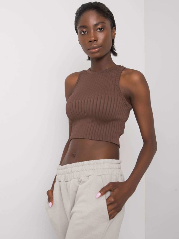 Wholesale Brown crop top Joie RUE PARIS