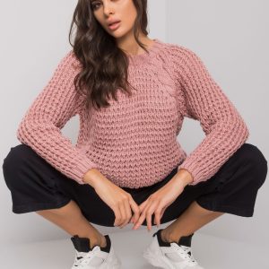 Wholesale Jacksonville RUE PARIS Dirty Pink Wool Sweater