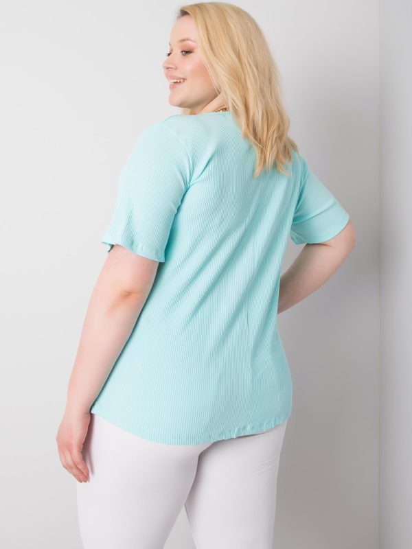 Wholesale Mint plus size blouse Stella