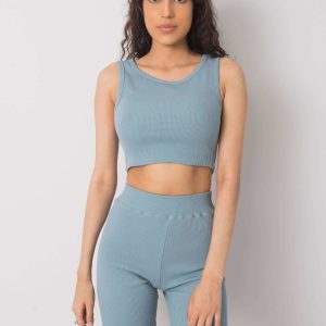 Wholesale Light blue shorts by Justine RUE PARIS