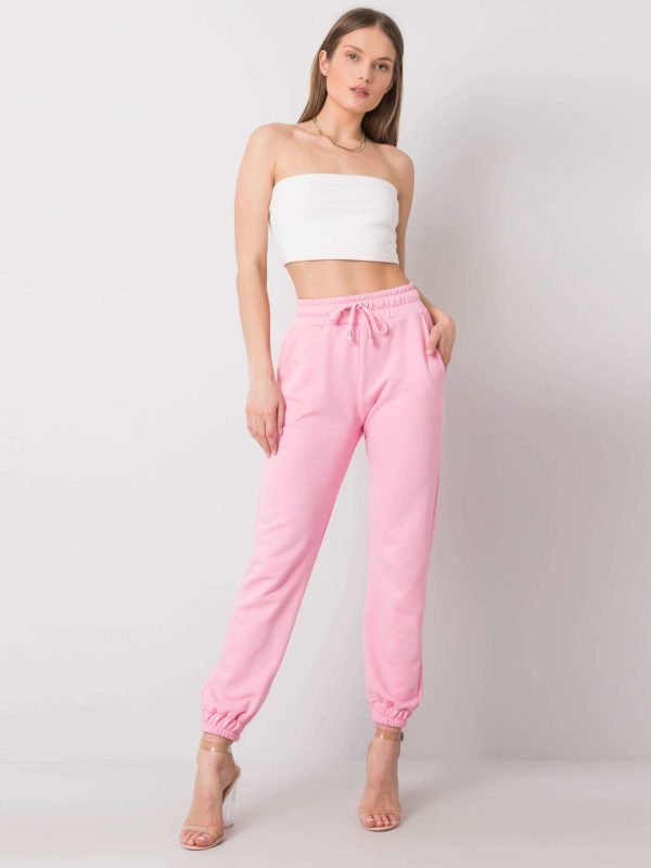 Wholesale Pale pink pants Agueda RUE PARIS