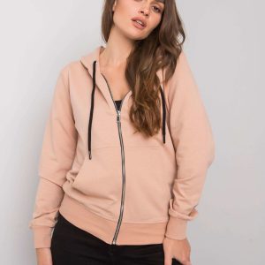 Wholesale Sachi RUE PARIS Camel Hoodie