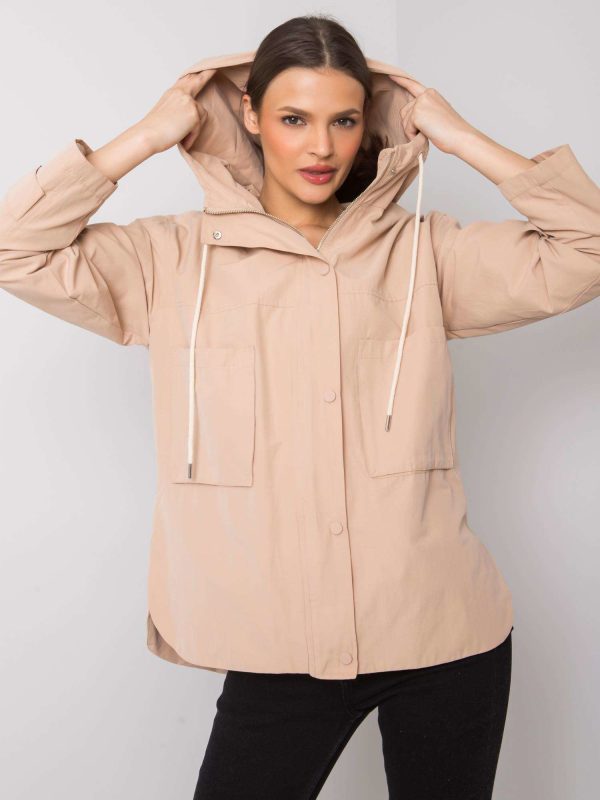 Wholesale Beige transitional jacket Casillia RUE PARIS