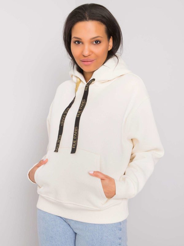 Wholesale Ecru hoodie Fay RUE PARIS