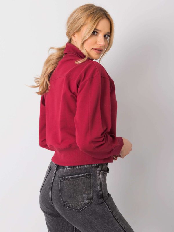 Wholesale Burgundy sweatshirt Vivian