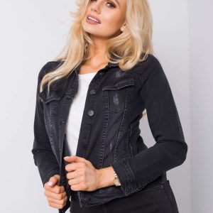 Wholesale Risa RUE PARIS black denim jacket